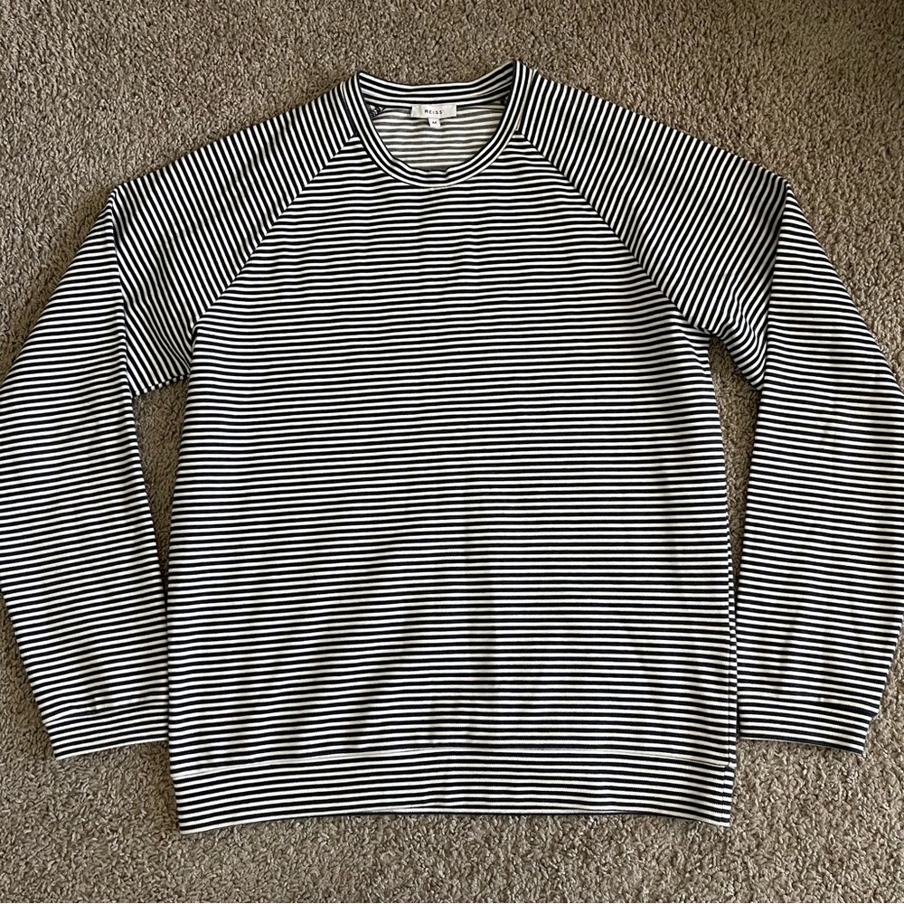 Reiss Striped Pullover Sweater Jersey